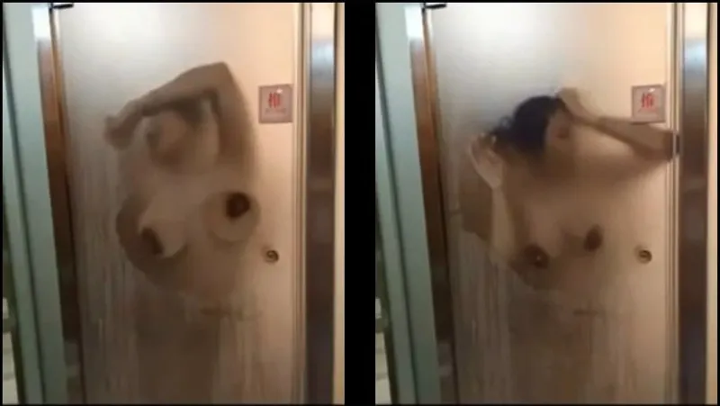 Con ghệ vú bự rên la dữ dội trong phòng tắm